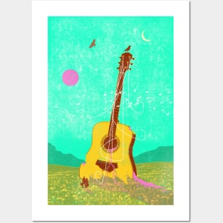 GUITAR RELIC Posters and Art